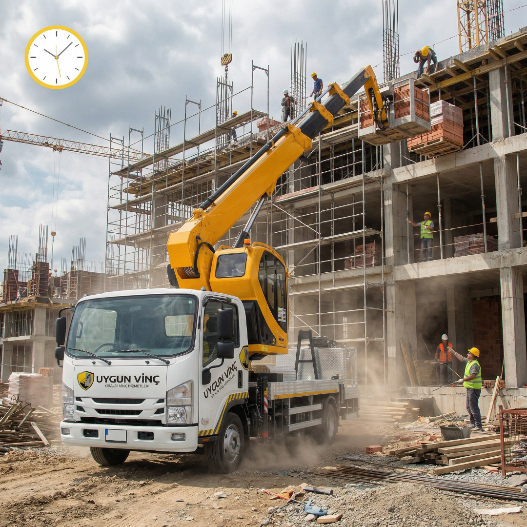 Saatlik Sepetli Vinç Kiralama